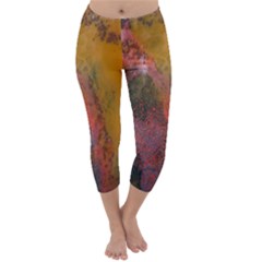 Pollock Capri Winter Leggings  by artworkshop