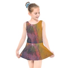 Pollock Kids  Skater Dress Swimsuit by artworkshop