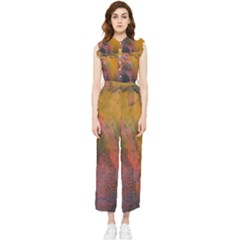 Pollock Women s Frill Top Chiffon Jumpsuit by artworkshop