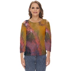 Pollock Cut Out Wide Sleeve Top