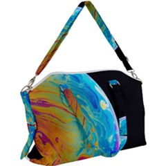 Soap Bubble Project Canvas Crossbody Bag by artworkshop