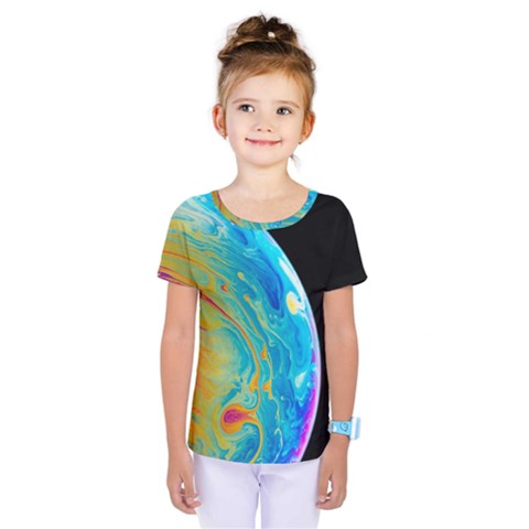 Soap Bubble Project Kids  One Piece Tee by artworkshop