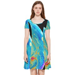 Soap Bubble Project Inside Out Cap Sleeve Dress by artworkshop