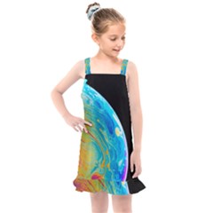 Soap Bubble Project Kids  Overall Dress by artworkshop