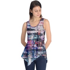 Splattered Paint On Wall Sleeveless Tunic by artworkshop