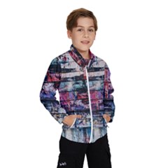 Splattered Paint On Wall Kids  Windbreaker by artworkshop