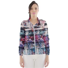 Splattered Paint On Wall Women s Windbreaker by artworkshop