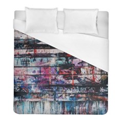 Splattered Paint On Wall Duvet Cover (full/ Double Size) by artworkshop