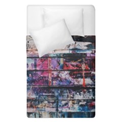 Splattered Paint On Wall Duvet Cover Double Side (single Size) by artworkshop