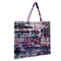 Splattered Paint On Wall Zipper Large Tote Bag View2