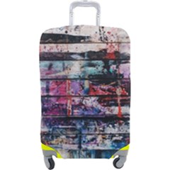 Splattered Paint On Wall Luggage Cover (large) by artworkshop