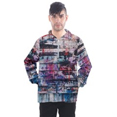 Splattered Paint On Wall Men s Half Zip Pullover by artworkshop