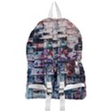 Splattered Paint On Wall Foldable Lightweight Backpack View2