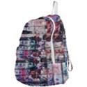 Splattered Paint On Wall Foldable Lightweight Backpack View4