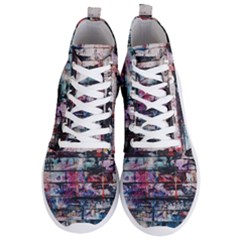 Splattered Paint On Wall Men s Lightweight High Top Sneakers