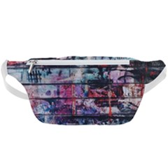 Splattered Paint On Wall Waist Bag 