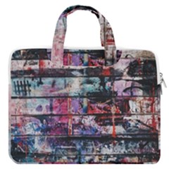 Splattered Paint On Wall Macbook Pro 13  Double Pocket Laptop Bag