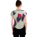 Valentine Day Heart 3d Crew Neck Crop Top View2