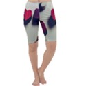 Valentine Day Heart 3d Cropped Leggings  View1