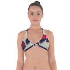 Valentine Day Heart 3d Halter Neck Bikini Top by artworkshop