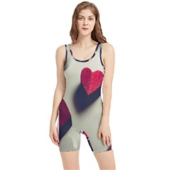 Valentine Day Heart 3d Women s Wrestling Singlet by artworkshop