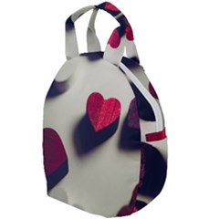 Valentine Day Heart 3d Travel Backpacks by artworkshop