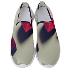 Valentine Day Heart 3d Men s Slip On Sneakers by artworkshop