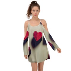 Valentine Day Heart 3d Boho Dress by artworkshop