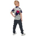 Valentine Day Heart 3d Kids  Polo Tee View2