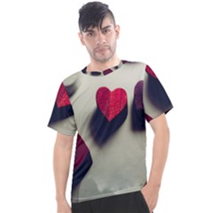 Valentine Day Heart 3d Men s Sport Top by artworkshop