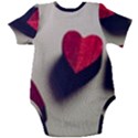 Valentine Day Heart 3d Baby Short Sleeve Bodysuit View2