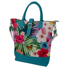  Tropical Summer  Buckle Top Tote Bag by PollyParadiseBoutique7