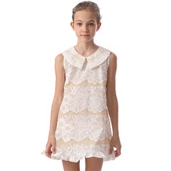 Vintage Beauty  Kids  Pilgrim Collar Ruffle Hem Dress