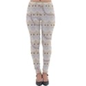 Pearls and Lace  Lightweight Velour Leggings View1