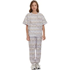 Pearls And Lace  Kids  Tee And Pants Sports Set