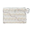 Vintage Lace and Pearls  Canvas Cosmetic Bag (Large) View2