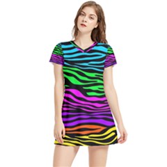 Colorful Zebra Women s Sports Skirt