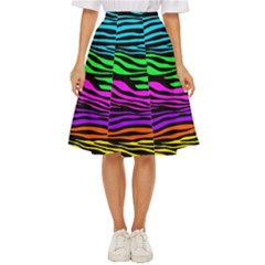 Colorful Zebra Classic Short Skirt by Angelandspot