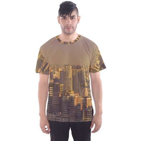 Buenos Aires City Aerial View002 Men s Sport Mesh Tee by dflcprintsclothing