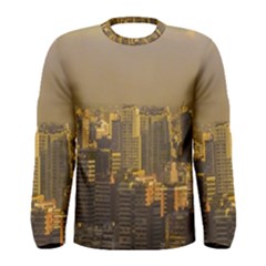 Buenos Aires City Aerial View002 Men s Long Sleeve Tee by dflcprintsclothing