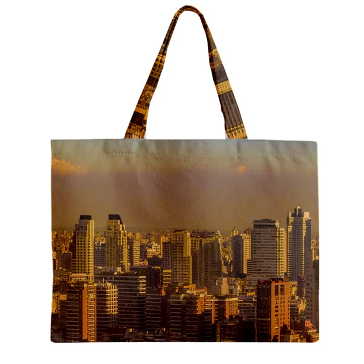 Buenos Aires City Aerial View002 Zipper Mini Tote Bag