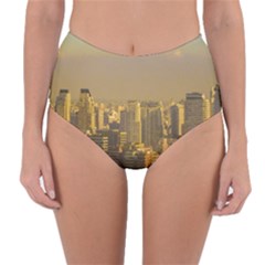 Buenos Aires City Aerial View002 Reversible High-waist Bikini Bottoms by dflcprintsclothing