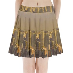 Buenos Aires City Aerial View002 Pleated Mini Skirt