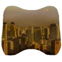 Buenos Aires City Aerial View002 Velour Head Support Cushion View1