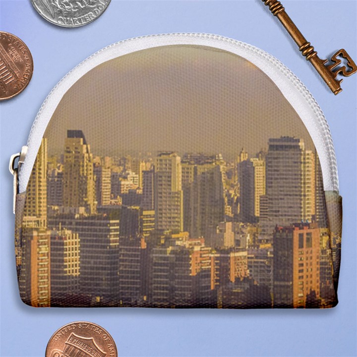 Buenos Aires City Aerial View002 Horseshoe Style Canvas Pouch