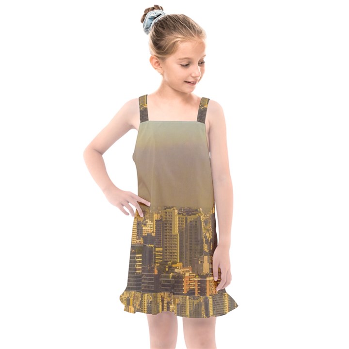 Buenos Aires City Aerial View002 Kids  Overall Dress