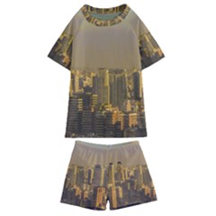 Buenos Aires City Aerial View002 Kids  Swim Tee And Shorts Set by dflcprintsclothing