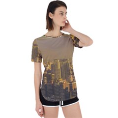 Buenos Aires City Aerial View002 Perpetual Short Sleeve T-shirt by dflcprintsclothing