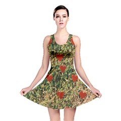 Valentine Day Heart Forest Reversible Skater Dress by artworkshop