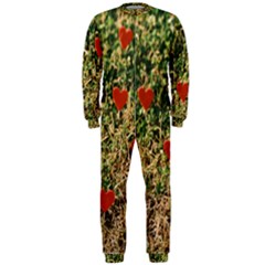 Valentine Day Heart Forest Onepiece Jumpsuit (men) by artworkshop